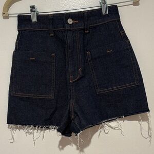 Zara Denim High-Waisted Women Shorts